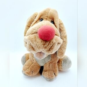 Vintage 1981 Ganzbros Wrinkles Puppy Dog 10" Plush‎